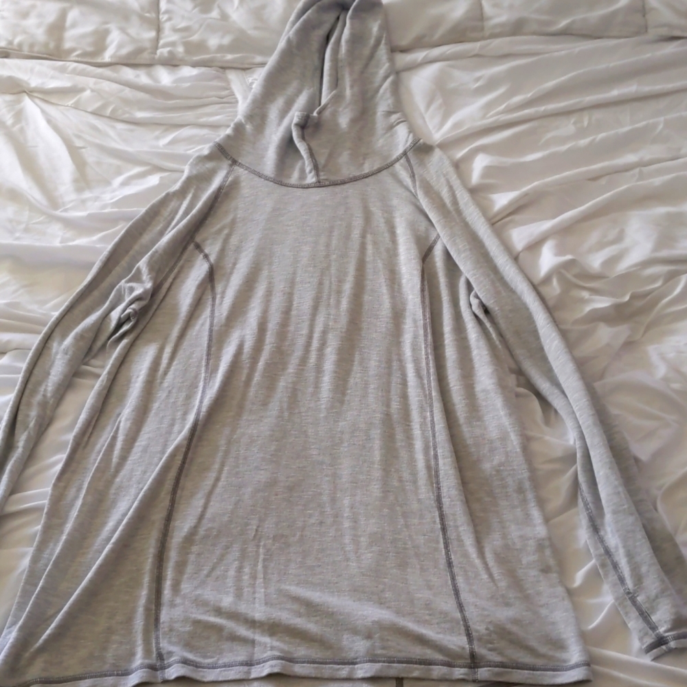 Women's Large Land's End grey hoodie